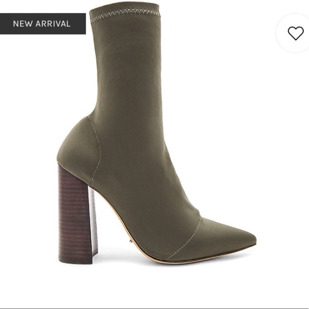 Tony Bianco Khaki Heeled Boots